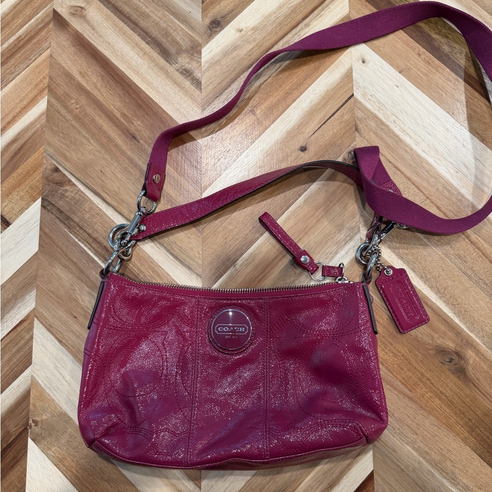 Vintage Coach Pink Chelsea Leather Bag